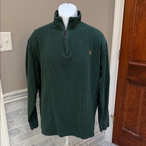 Ralph Lauren Forest Green Estate Rib Pullover